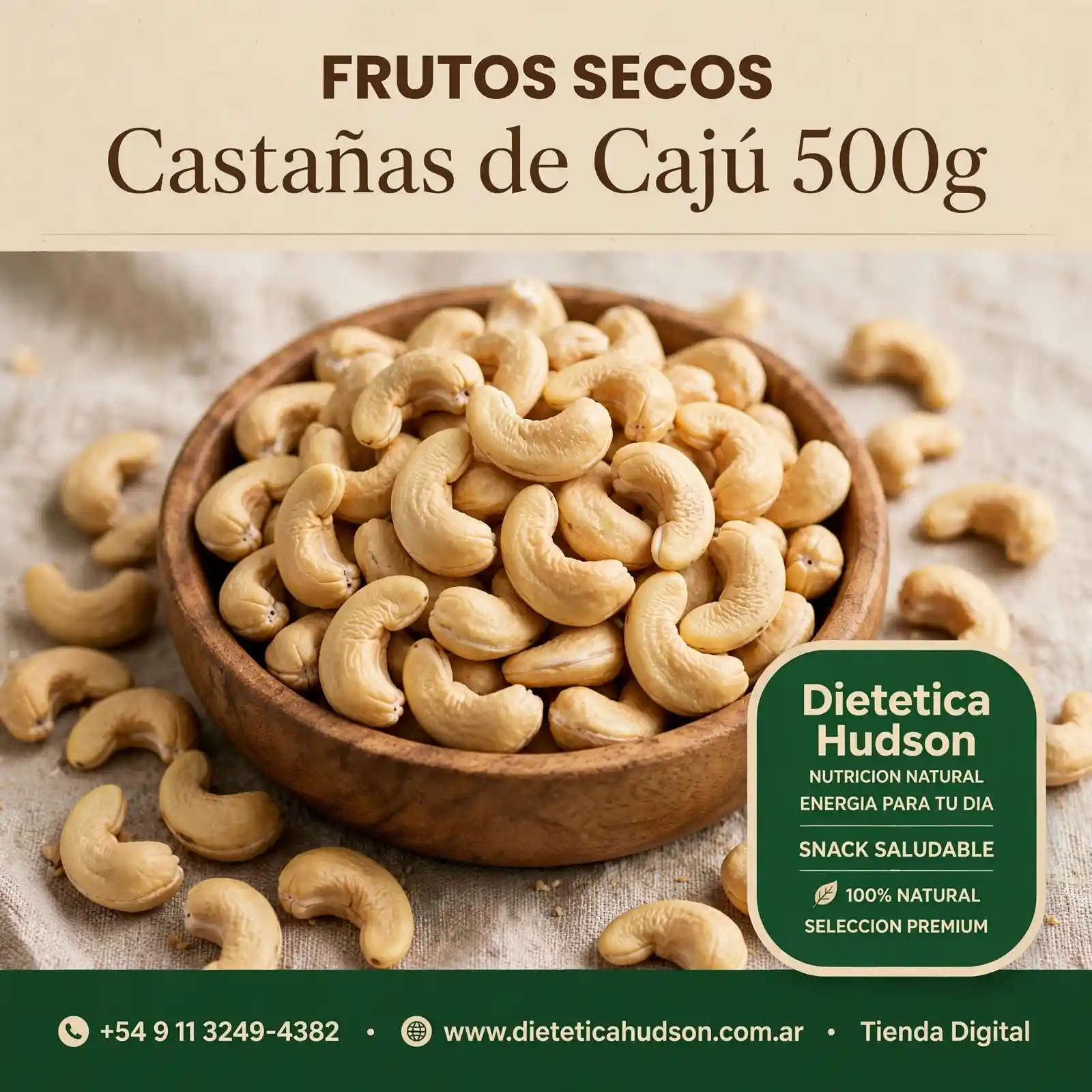 Castañas de Cajú 500g Castañas de Cajú 500g