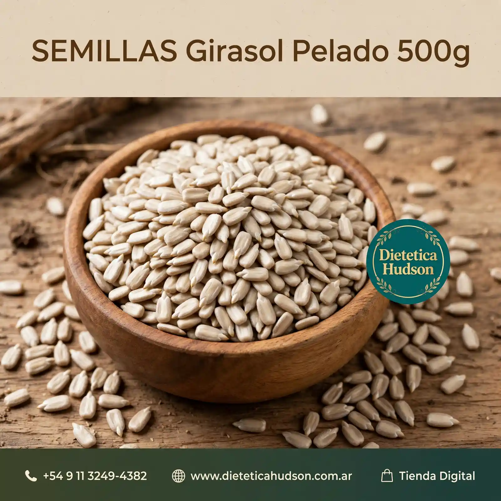 Girasol Pelado 500g
