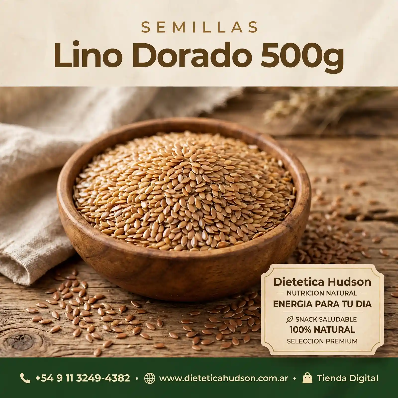 Lino Dorado 500g