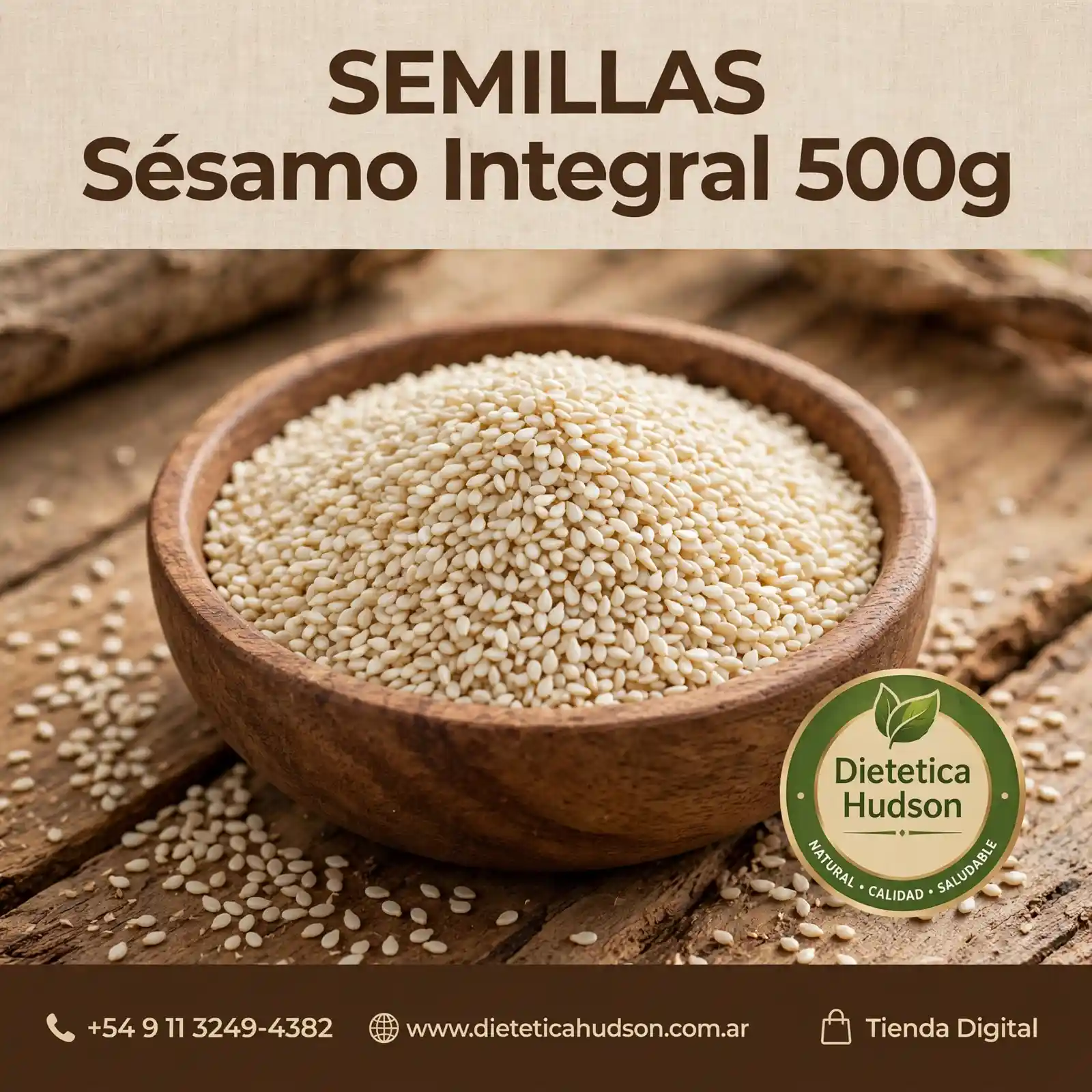 Sésamo Integral 500g